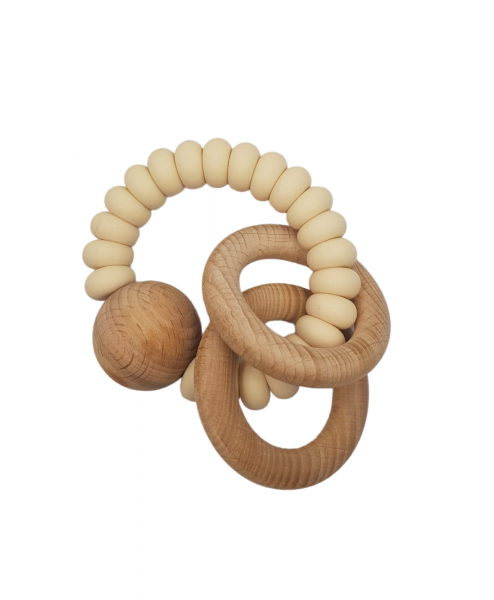 Rattle Teething Ring Toy